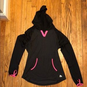 Long sleeve hooded shirt